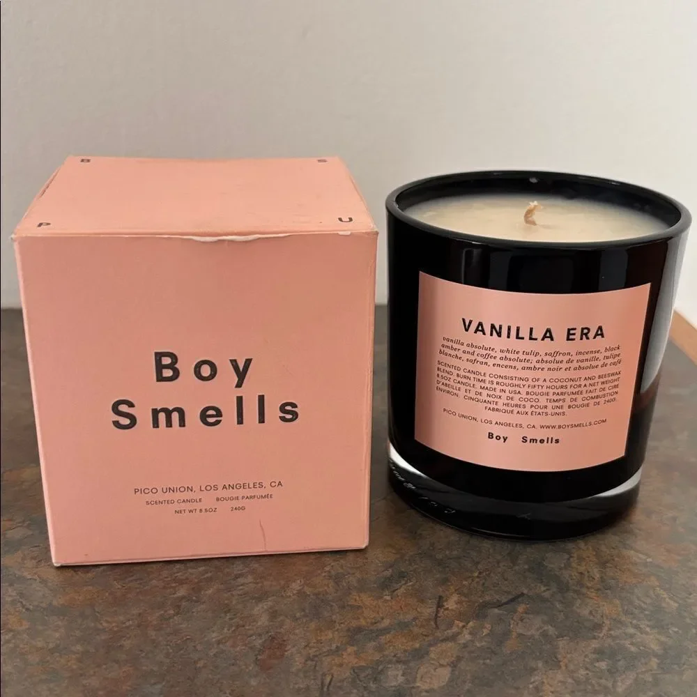 ✨NIB✨ New in Box Boy Smells “Vanilla Era” Candle 8.5oz